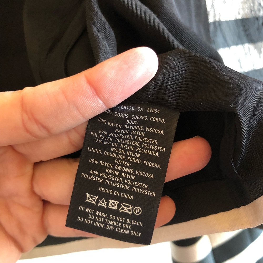 Dolce Vita Satin Beetlejuice Striped Blazer EUC - Picture 6 of 7